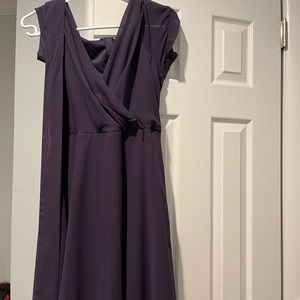 DKNY faux wrap dress